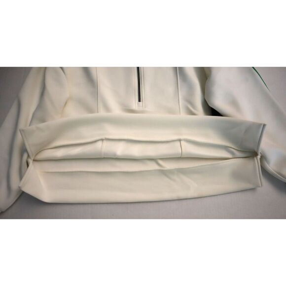 Matty M x Dailylook Women's Sz L Ivory Multi Scuba Half Zip Pullover - Picture 7 of 9